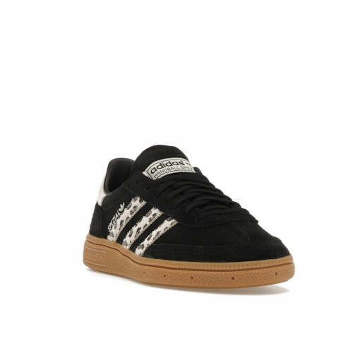 Кроссы adidas Handball Spezial Black Wonder Leopard (W) - женская сетка размеров