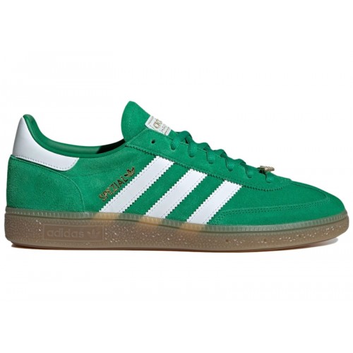 Кроссы adidas Handball Spezial Green Cloud White Gum - мужская сетка размеров