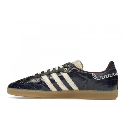 Кроссы adidas Samba Wales Bonner Navy Croc - мужская сетка размеров