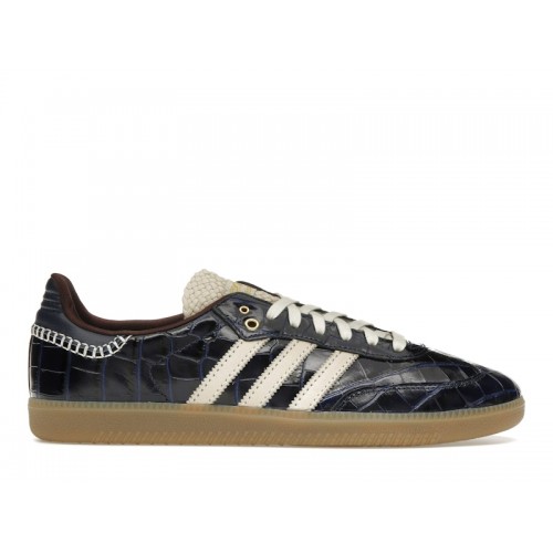 Кроссы adidas Samba Wales Bonner Navy Croc - мужская сетка размеров