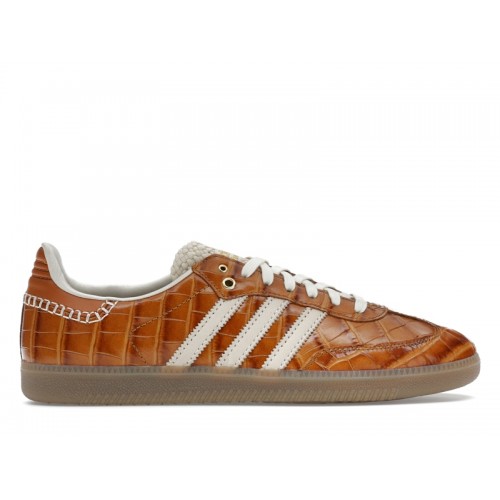 Кроссы adidas Samba Wales Bonner Brown Croc - мужская сетка размеров