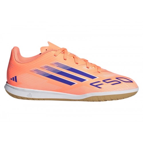 adidas F50 Club Indoor Coral Blaze Pack (Kids) - детская сетка размеров