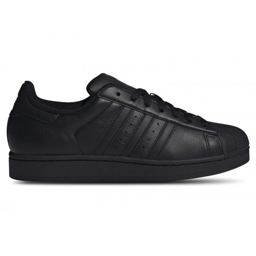 Кроссы adidas Superstar II Triple Black - мужская сетка размеров