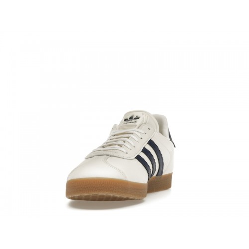 adidas Gazelle Cloud White Dark Blue - мужская сетка размеров