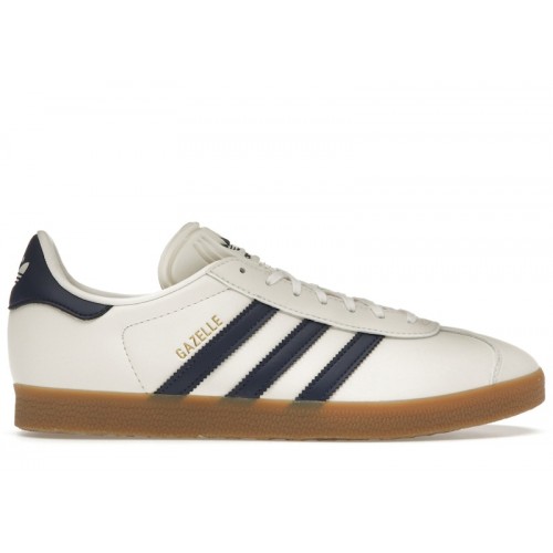 adidas Gazelle Cloud White Dark Blue - мужская сетка размеров