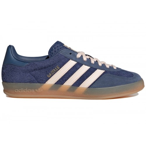 Кроссы adidas Gazelle Indoor Dark Blue Bliss Orange - мужская сетка размеров