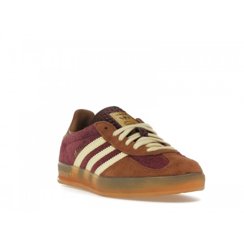 adidas Gazelle Indoor Maroon Almost Yellow - мужская сетка размеров