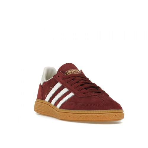 Кроссы adidas Handball Spezial Shadow Red Off White - мужская сетка размеров