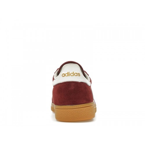 Кроссы adidas Handball Spezial Shadow Red Off White - мужская сетка размеров