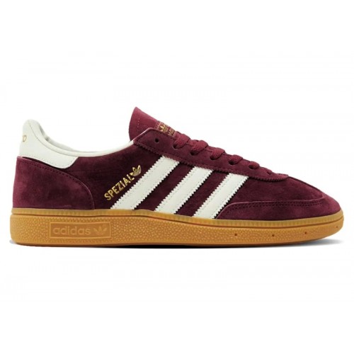 Кроссы adidas Handball Spezial Shadow Red Off White - мужская сетка размеров