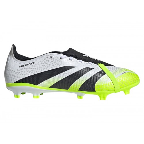 adidas Predator League Fold-Over Tongue FG/MG Cloud White Core Black Lucid Lemon - мужская сетка размеров