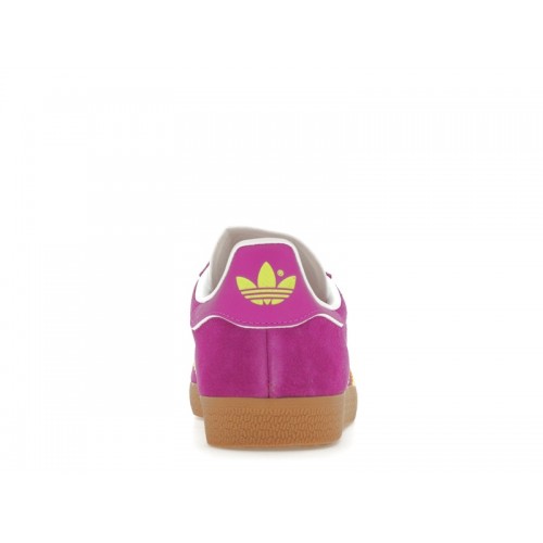 Кроссы adidas Gazelle Purple Burst Solar Yellow (W) - женская сетка размеров