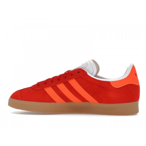 adidas Gazelle Red Solar Orange (W) - женская сетка размеров