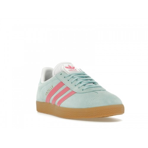 Кроссы adidas Gazelle Flash Aqua Lucid Pink (W) - женская сетка размеров