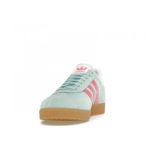 Кроссы adidas Gazelle Flash Aqua Lucid Pink (W) - женская сетка размеров