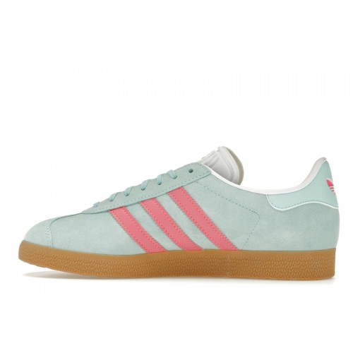 Кроссы adidas Gazelle Flash Aqua Lucid Pink (W) - женская сетка размеров