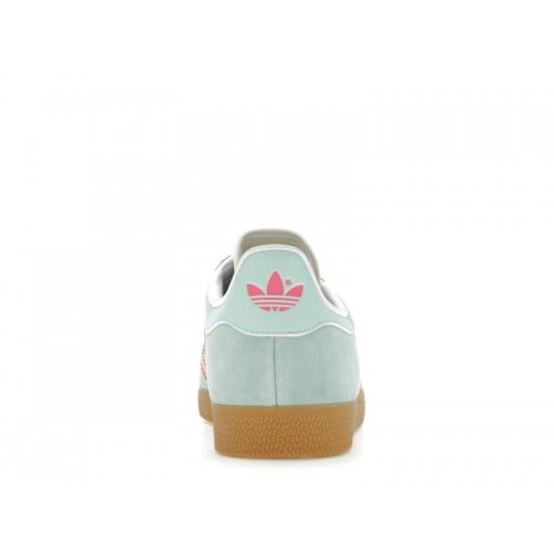 Кроссы adidas Gazelle Flash Aqua Lucid Pink (W) - женская сетка размеров