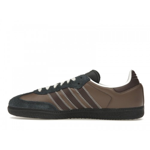 Кроссы adidas Samba OG Earth Strata Shadow Brown (W) - женская сетка размеров