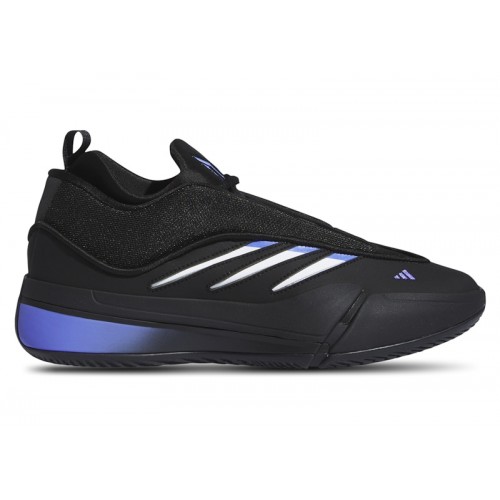 Кроссы adidas Dame 9 Black Cobalt Blue - мужская сетка размеров