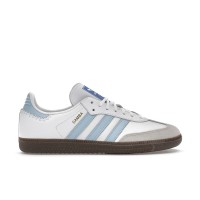 Подростковые кроссовки adidas Samba White Clear Sky (GS)
