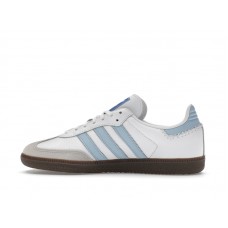 Подростковые adidas Samba White Clear Sky (GS)