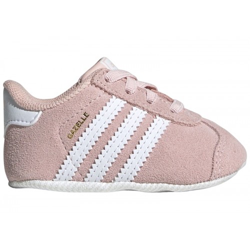 Кроссы adidas Gazelle Crib Icey Pink Cloud White (I) - мужская сетка размеров