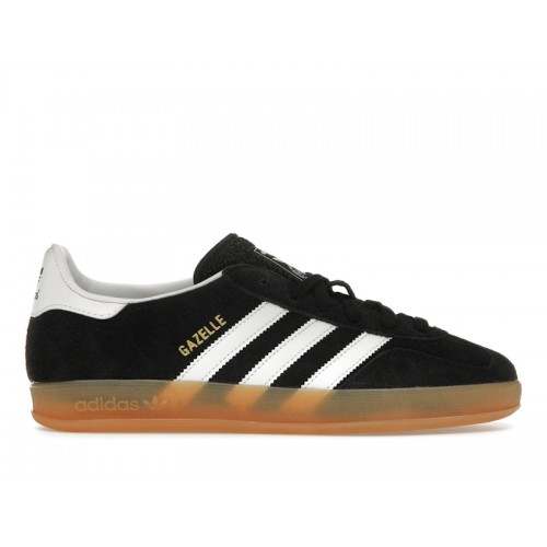 Кроссы adidas Gazelle Indoor Core Black - мужская сетка размеров