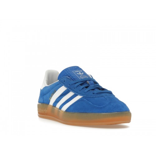 Кроссы adidas Gazelle Indoor Blue Bird Cloud White - мужская сетка размеров