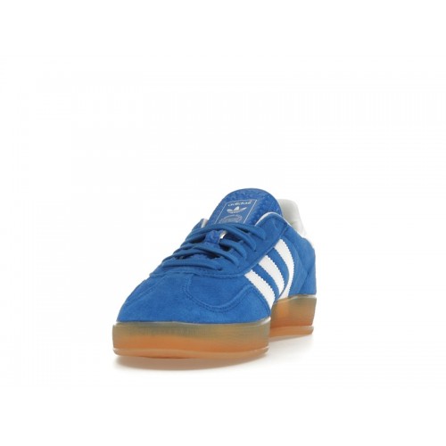 Кроссы adidas Gazelle Indoor Blue Bird Cloud White - мужская сетка размеров