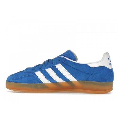 Кроссы adidas Gazelle Indoor Blue Bird Cloud White - мужская сетка размеров