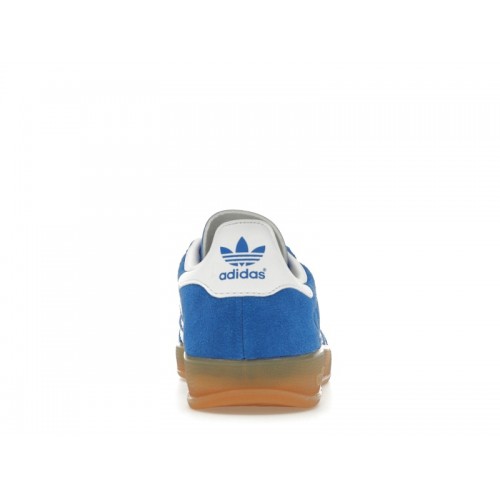 Кроссы adidas Gazelle Indoor Blue Bird Cloud White - мужская сетка размеров