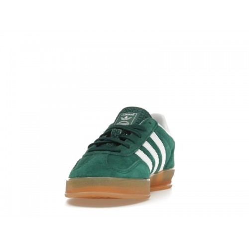 Кроссы adidas Gazelle Indoor Collegiate Green Cloud White Gum - мужская сетка размеров