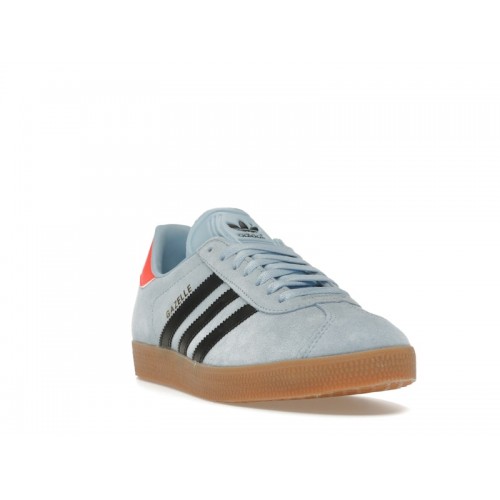 adidas Gazelle Clear Sky Core Black - мужская сетка размеров