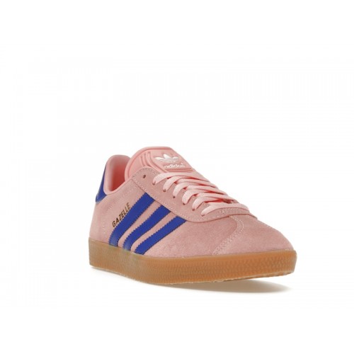 Кроссы adidas Gazelle Semi Pink Spark Lucid Blue - мужская сетка размеров
