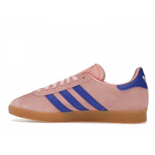 Кроссы adidas Gazelle Semi Pink Spark Lucid Blue - мужская сетка размеров