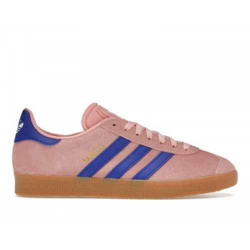 Кроссы adidas Gazelle Semi Pink Spark Lucid Blue - мужская сетка размеров