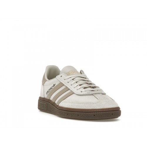 Кроссы adidas Handball Spezial Aluminum Wonder Beige (W) - женская сетка размеров