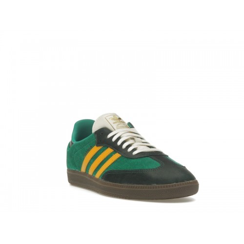 Кроссы adidas Samba OG Court Green Preloved Yellow (W) - женская сетка размеров