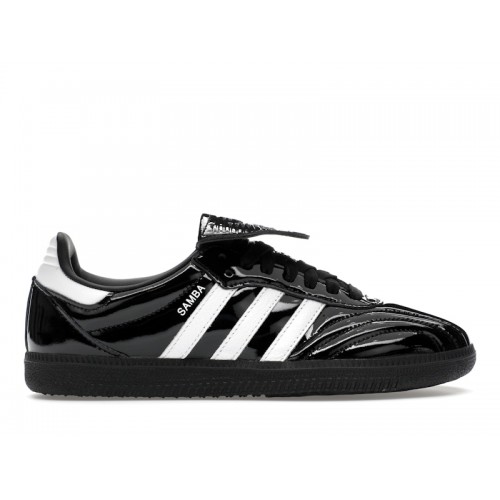 Кроссы adidas Samba LT Core Black Patent Leather (W) - женская сетка размеров