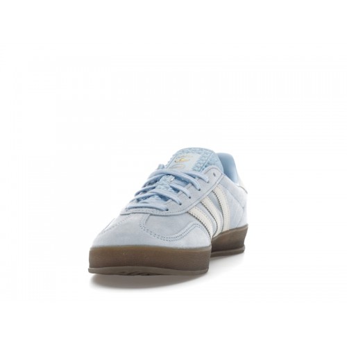 Кроссы adidas Gazelle Indoor Clear Sky Off White (W) - женская сетка размеров