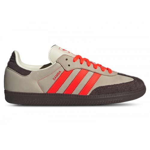 Кроссы adidas Samba OG Solar Orange Cream (W) - женская сетка размеров