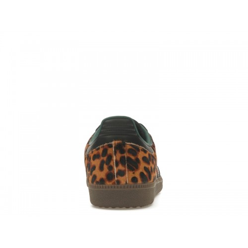 Кроссы adidas Samba OG Black Green Leopard (W) - женская сетка размеров