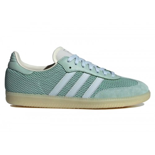Кроссы adidas Samba OG Hazy Green Sky Tint - мужская сетка размеров