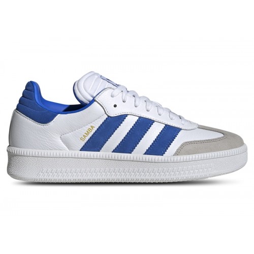 Кроссы adidas Samba XLG White Bright Royal - мужская сетка размеров