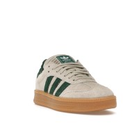 adidas Samba XLG Putty Grey Collegiate Green