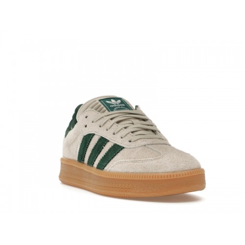 Кроссы adidas Samba XLG Putty Grey Collegiate Green - мужская сетка размеров