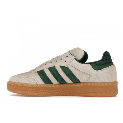 Кроссы adidas Samba XLG Putty Grey Collegiate Green - мужская сетка размеров