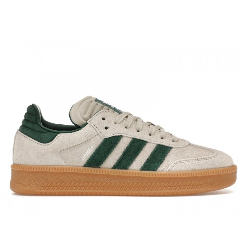 Кроссы adidas Samba XLG Putty Grey Collegiate Green - мужская сетка размеров
