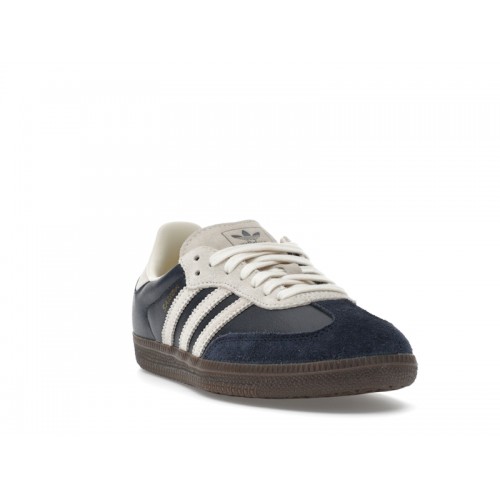 Кроссы adidas Samba OG Aurora Ink Cream White - мужская сетка размеров