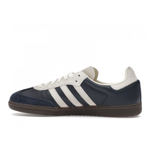 Кроссы adidas Samba OG Aurora Ink Cream White - мужская сетка размеров